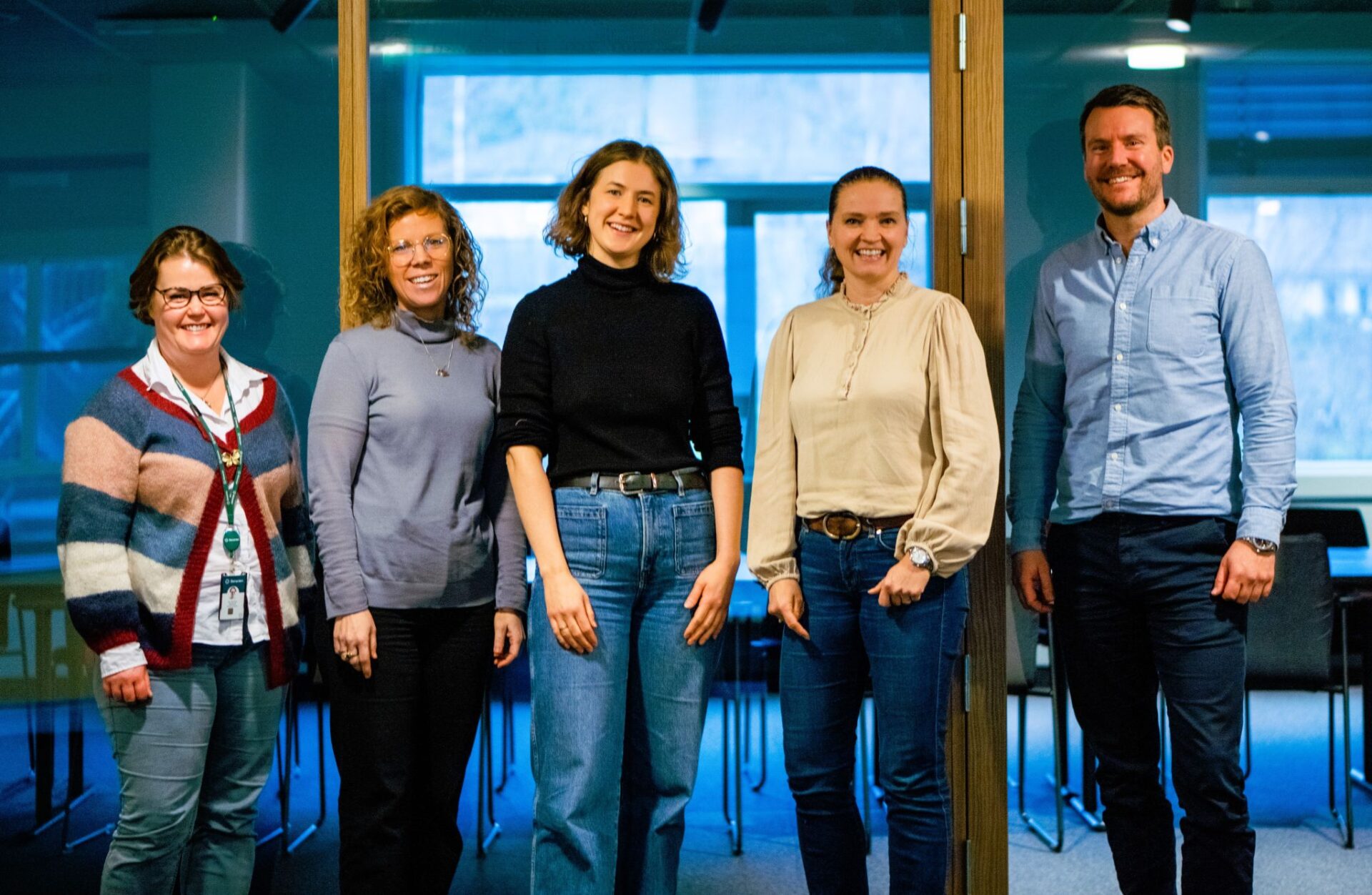 Teamet fra Kodeks og Stiftelsen Betanien samlet ved lanseringen av de nye nettsidene
