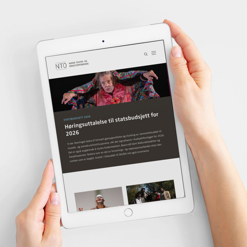 NTO tablet mockup